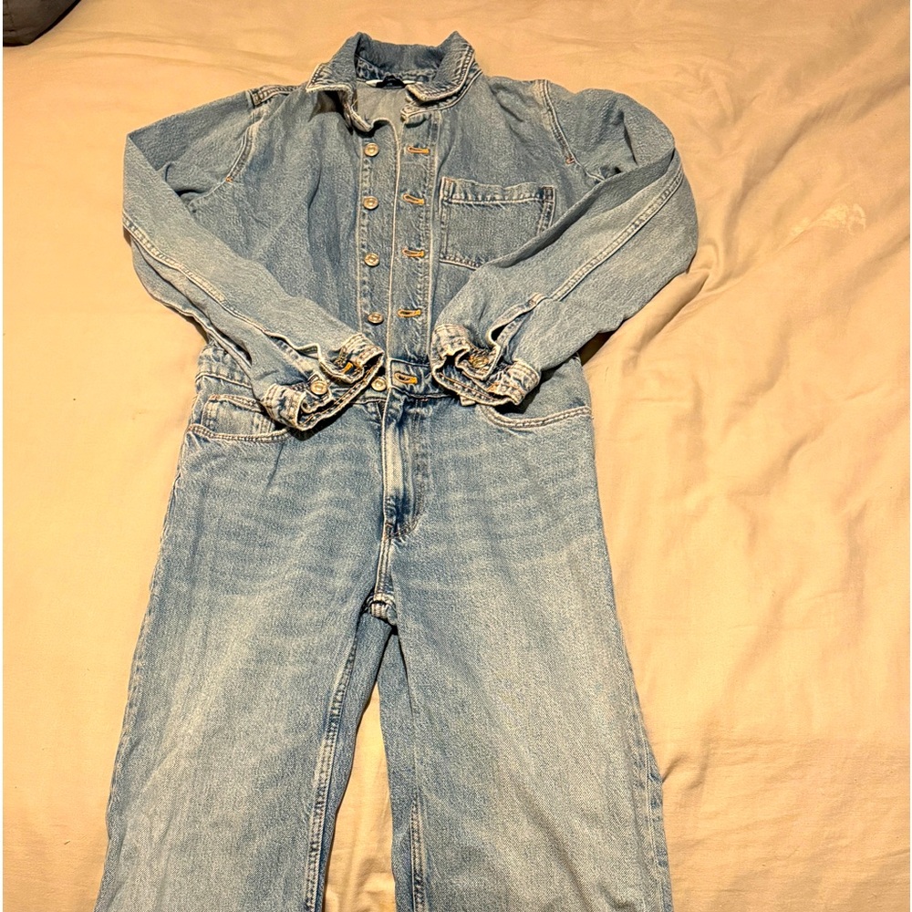 Like new Zara denim jumpsuit